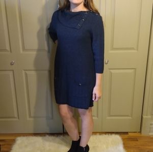 🌻Style&Co Button Collar 3/4 Sleeve Sweater